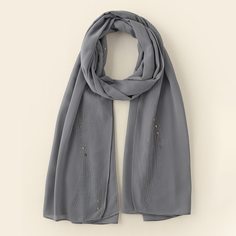 Ровный цвет Повседневный Шарфы Shein