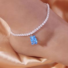 Ножной браслет с медведем Shein