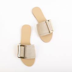 Сандалии с металлическим декором Shein