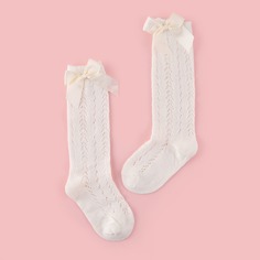 Носки с бантом для девочек Shein