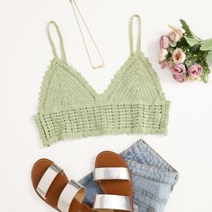 Одноцветный Накидки Shein