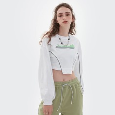 Контрастная отделка буква Спортивный Свитшоты Shein