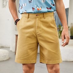 Мужские прямые джинсовые шорты Shein