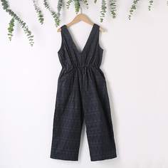 Геометрический Повседневный Комбинезоны для девочек Shein