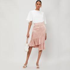 Асимметричная жаккардовая юбка из вискозы Shein