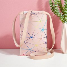 Геометрический принт Модный Сумка через плечо Shein