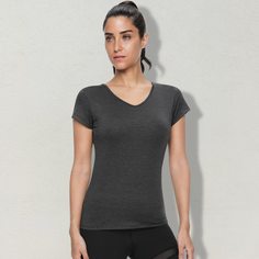 однотонная спортивная футболка Shein