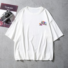 Мужская футболка с оригинальным принтом Shein