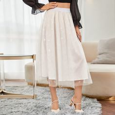 Животный Элегантный Юбки Shein