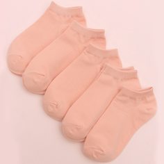 5 пар однотонные носки Shein