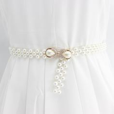Ремень со стразами из искусственных жемчугов Shein