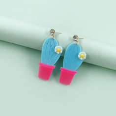 Серьги-подвески в форме кактусов Shein