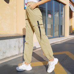 Брюки-карго с карманами Shein