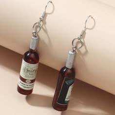 Серьги-подвески в форме бутылки вина Shein