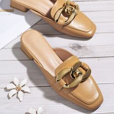 Одноцветный Модный Балетки Shein