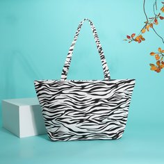 Сумка-тоут с узором зебры Shein