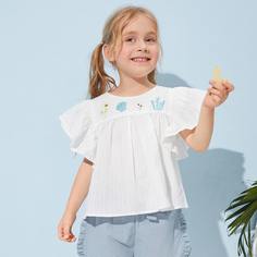 Топ с рукавами бабочка для девочек Shein