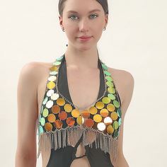 Цепочка для тела с диском Shein