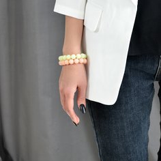 2шт браслет из бусин Shein