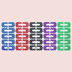 5 листов наклейка для ногтей для предотвращения разлива лака для ногтей Shein