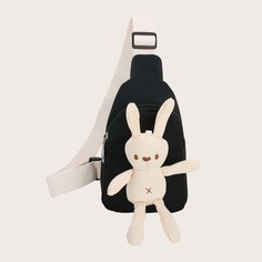 Сумка-слинг с кроликом для девочек Shein