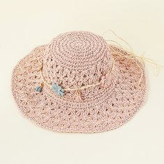 Шляпа от солнца с цветком Shein
