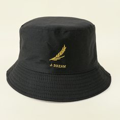 Мужская шляпа с текстовой вышивкой Shein