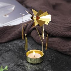 Поворотный подсвечник с перьями Shein