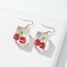 Серьги-подвески с вишней Shein