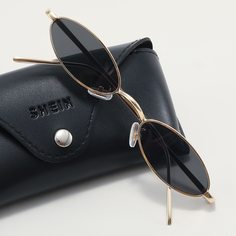 Овальный Мужские солнечные очки Shein