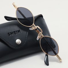 Круглый Мужские солнечные очки Shein