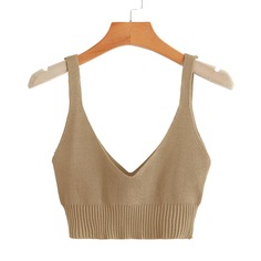 Вязаный кроп топ Shein