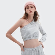 Короткий пуловер на одно плечо Shein