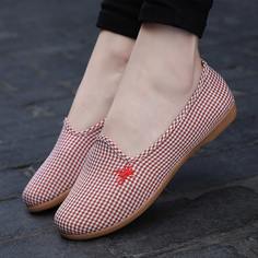 с вышивкой Животный Модный Балетки Shein