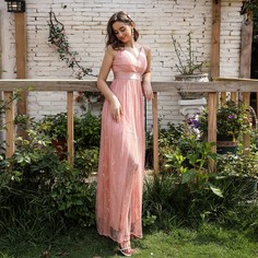 на молнии Одноцветный Элегантный Платье Shein