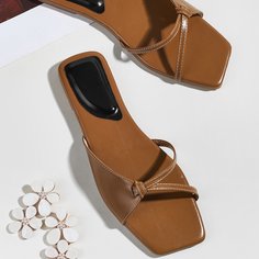 Одноцветный Модный Сандалии/босоножки Shein