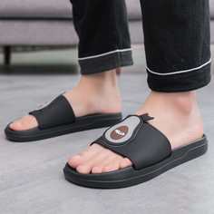 Мультяшный принт Мужские Вьетнамки и тапочки Shein