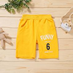 буква Повседневный Шорты для мальчиков Shein