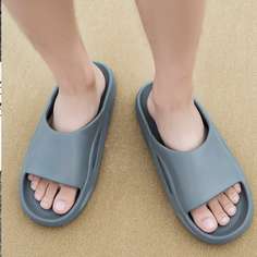 Ажурный Одноцветный Мужские шлепанцы Shein