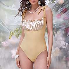Оригинальный слитный купальник Shein