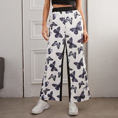 Животный Повседневный Брюки Shein