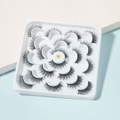 Натуральные Накладные Ресницы 10 пар Shein