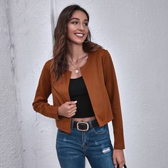 Однотонный пиджак Shein