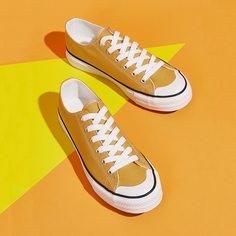 Холщовые туфли на шнурках Shein