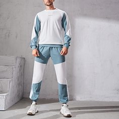 Спортивный Мужской спортивный костюм Shein