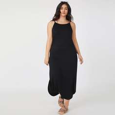 Разрез Одноцветный Повседневный Платья размер плюс Shein