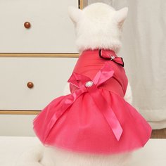 Платье для домашних животных с бантом Shein