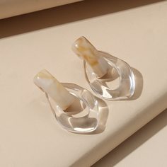 Прозрачные серьги Shein
