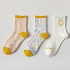 3 пары носки в клетку Shein