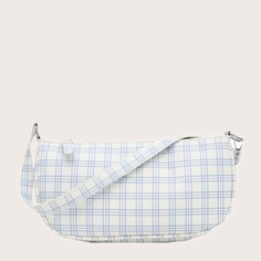 Сумка-багет в клетку Shein